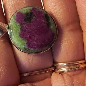 Ruby Zoisite pendant